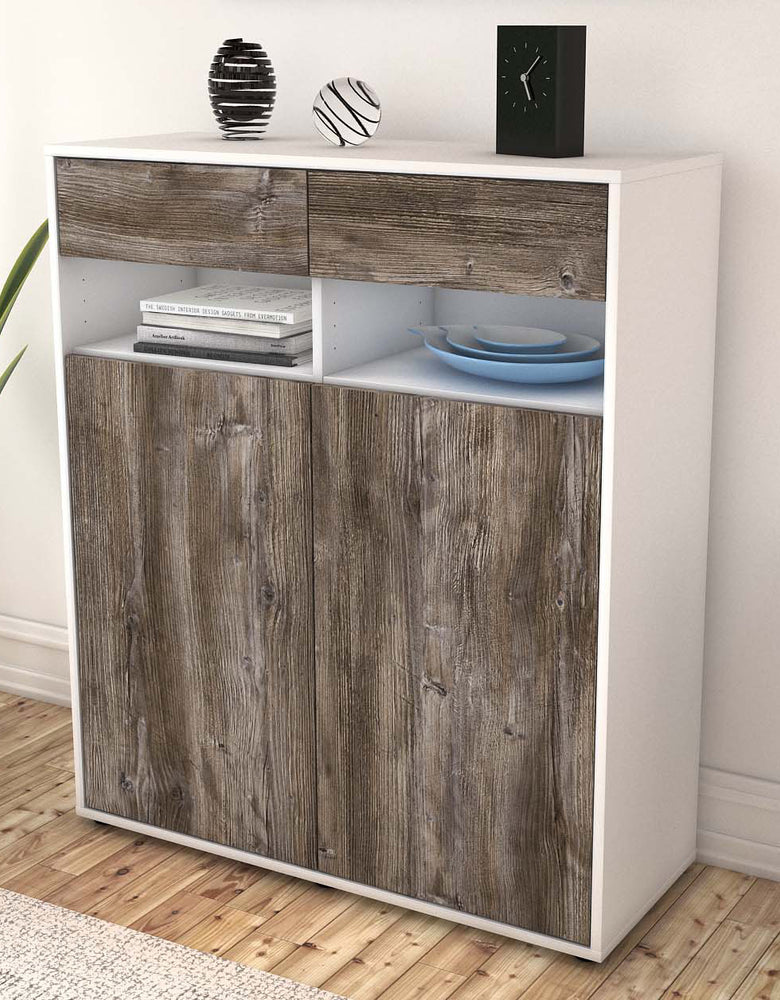 Highboard Ignazia, Treibholz Seite (92x108x35cm) - Dekati GmbH