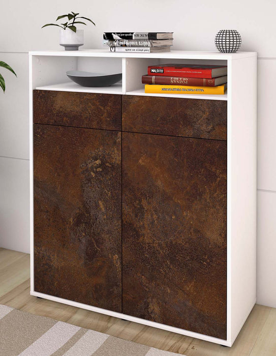 Highboard Ilaria, Rost Seite (92x108x35cm) - Dekati GmbH