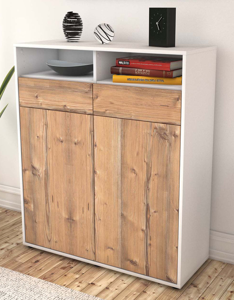 Highboard Ilaria, Pinie Seite (92x108x35cm) - Dekati GmbH