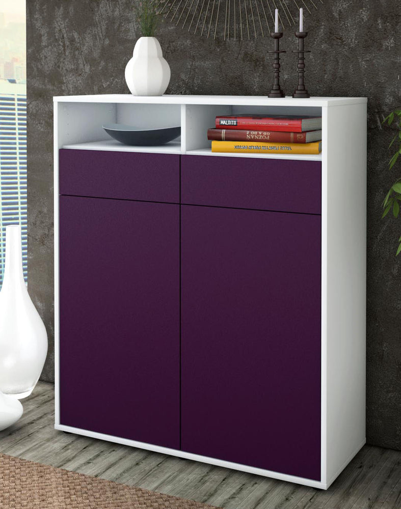 Highboard Ilaria, Lila Seite (92x108x35cm) - Dekati GmbH