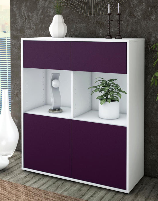 Highboard Imogen, Lila Seite (92x108x35cm) - Dekati GmbH