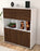 Highboard Ina, Walnuss Seite (92x108x35cm) - Dekati GmbH