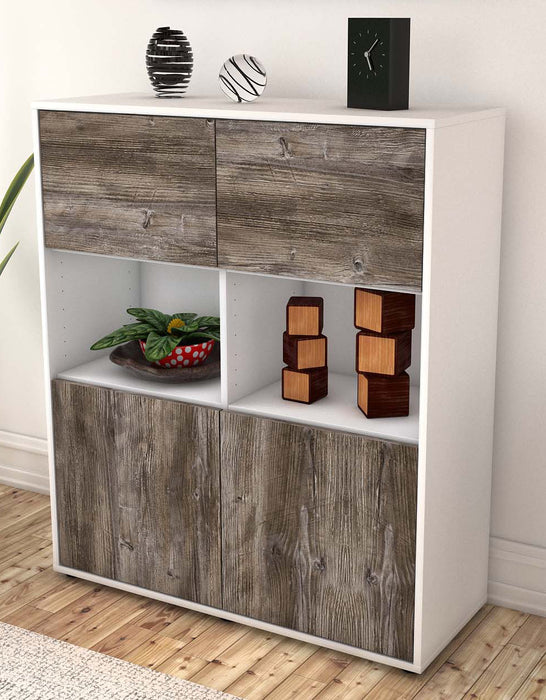 Highboard Ina, Treibholz Seite (92x108x35cm) - Dekati GmbH