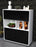 Highboard Ina, Schwarz Seite (92x108x35cm) - Dekati GmbH