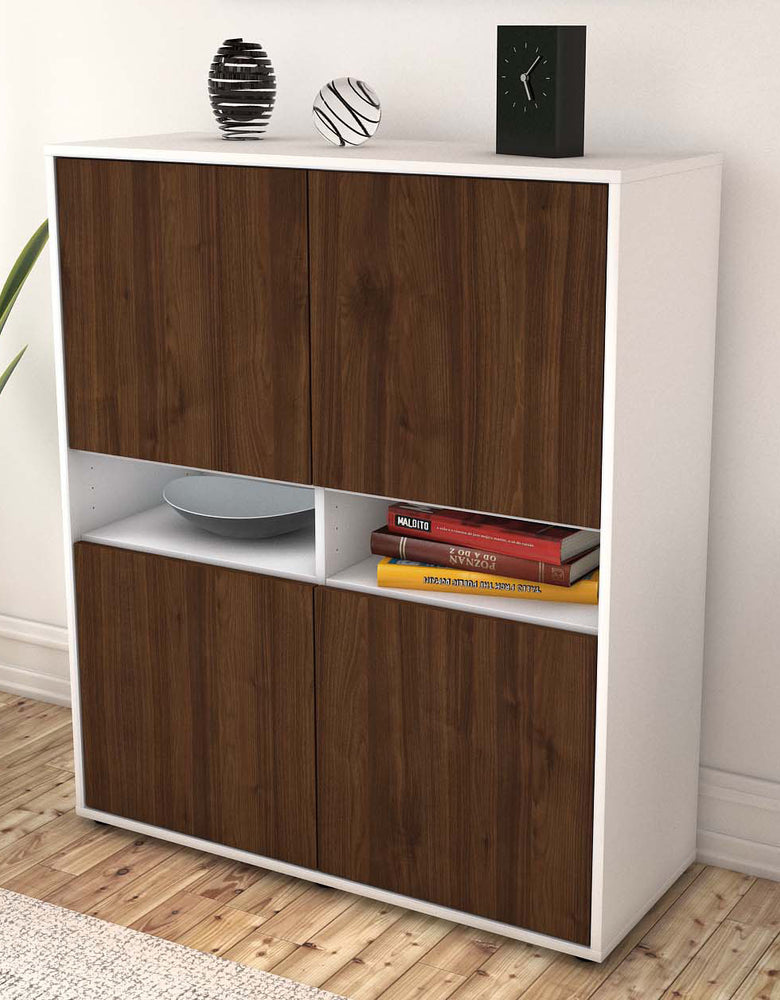 Highboard Innocenza, Walnuss Seite (92x108x35cm) - Dekati GmbH