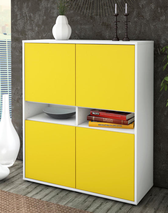 Highboard Innocenza, Gelb Seite (92x108x35cm) - Dekati GmbH