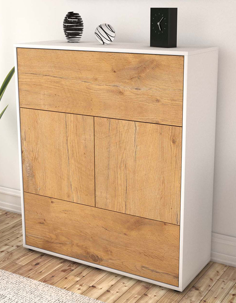 Highboard Irene, Eiche Seite (92x108x35cm) - Dekati GmbH