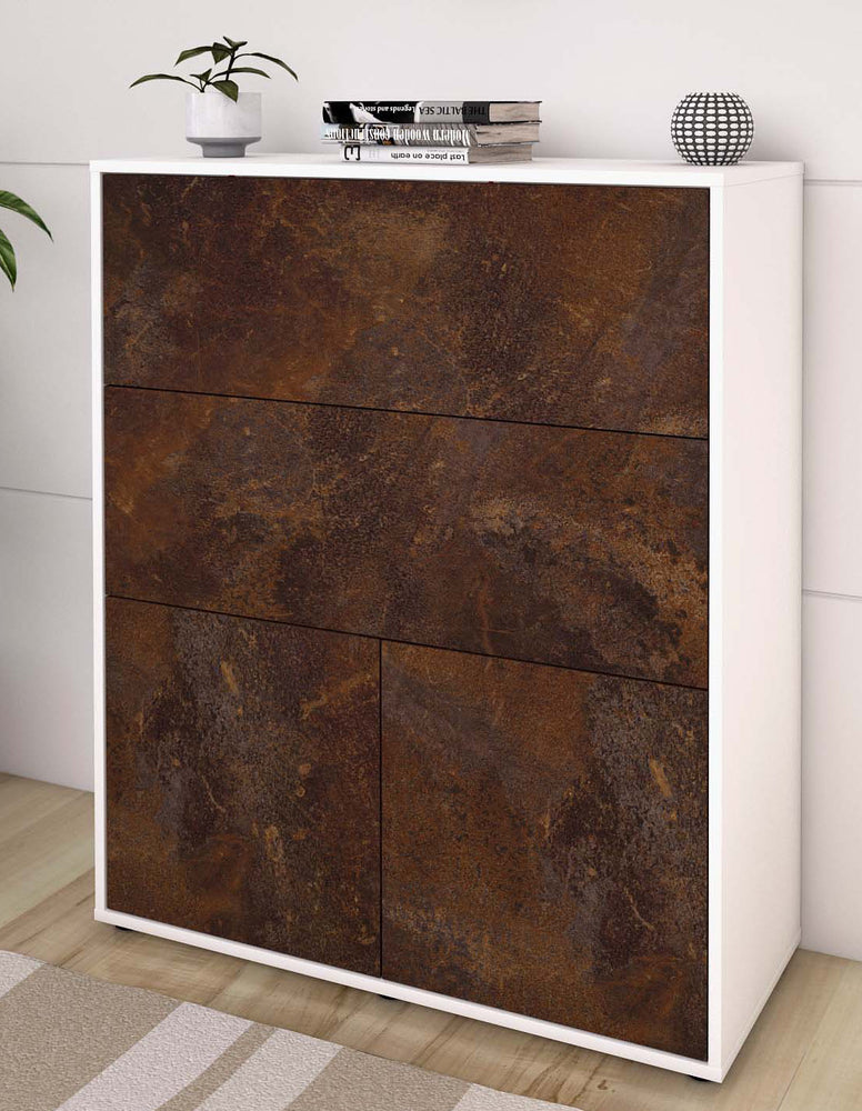 Highboard Isabella, Rost Seite (92x108x35cm) - Dekati GmbH