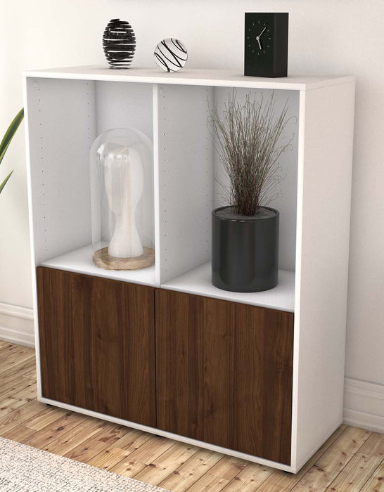 Highboard Ivona, Walnuss Seite (92x108x35cm) - Dekati GmbH