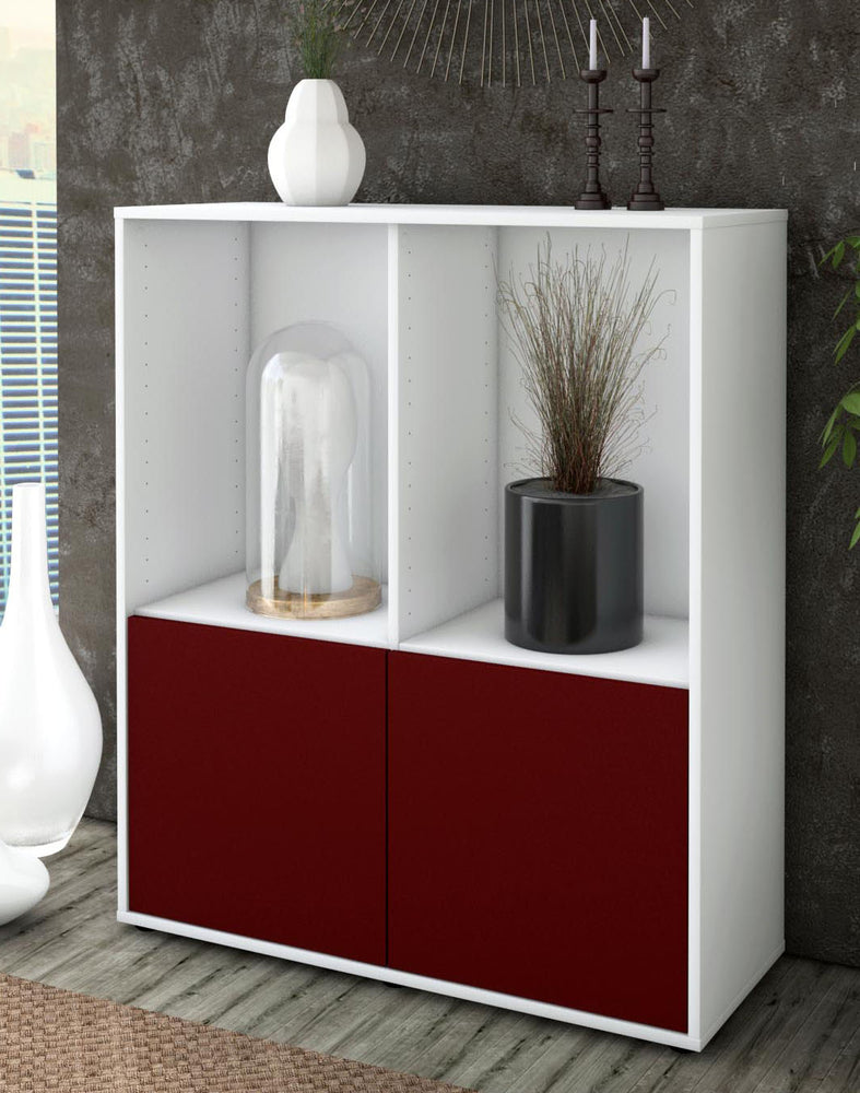 Highboard Ivona, Bordeaux Seite (92x108x35cm) - Dekati GmbH