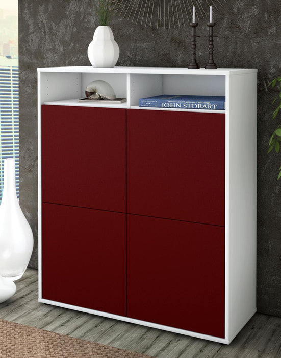 Highboard Jade, Bordeaux Seite (92x108x35cm) - Dekati GmbH