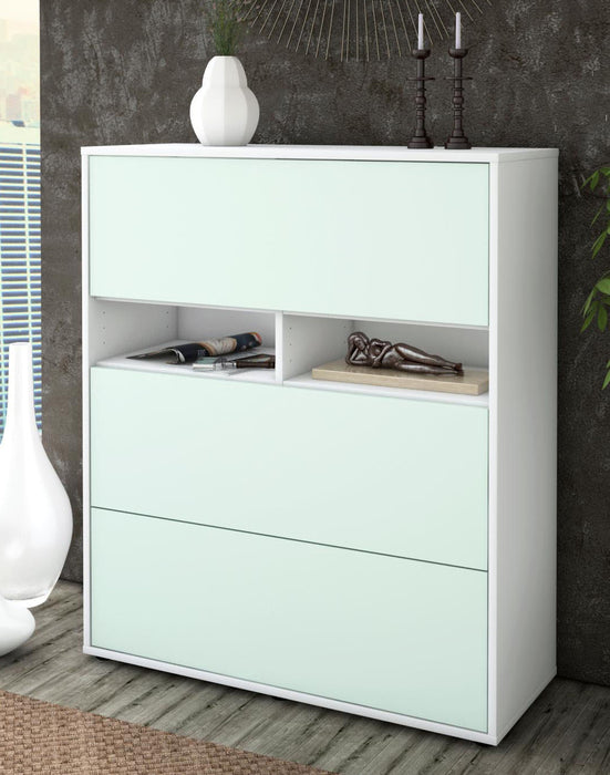 Highboard Janine, Mint Seite (92x108x35cm) - Dekati GmbH