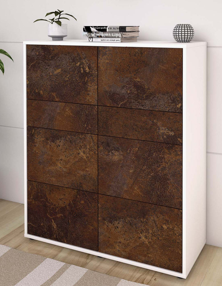 Highboard Jenna, Rost Seite (92x108x35cm) - Dekati GmbH