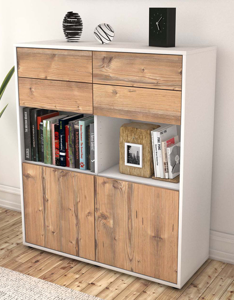 Highboard Joelina, Pinie Seite (92x108x35cm) - Dekati GmbH