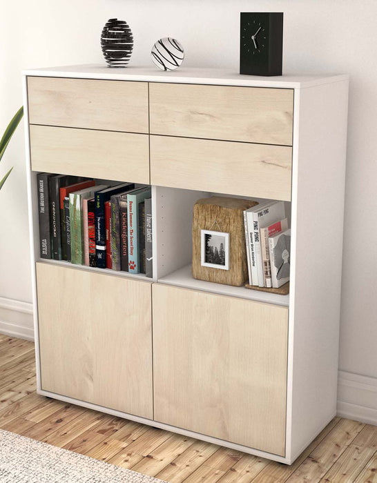 Highboard Joelina, Zeder Seite (92x108x35cm) - Dekati GmbH