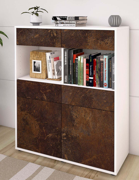 Highboard Jolanda, Rost Seite (92x108x35cm) - Dekati GmbH