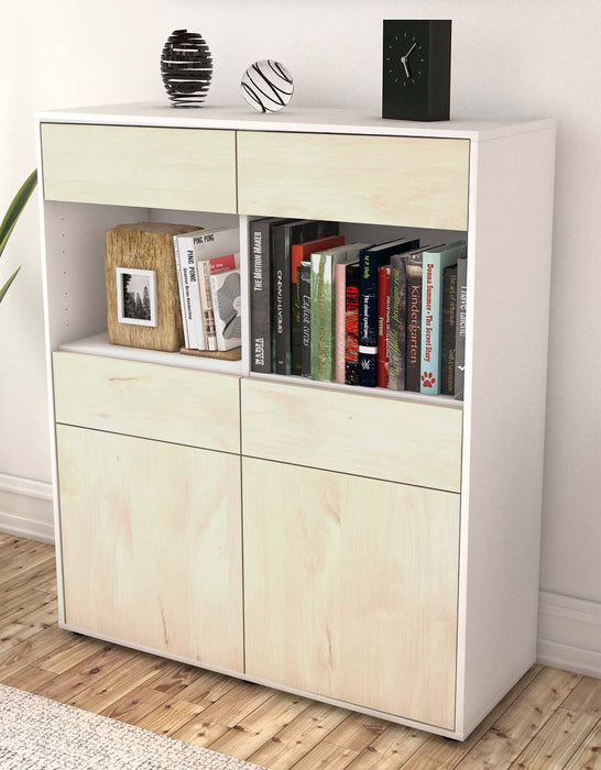 Highboard Jolanda, Zeder Seite (92x108x35cm) - Dekati GmbH