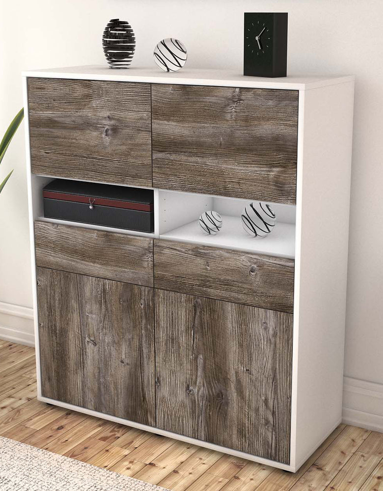 Highboard Josefina, Treibholz Seite (92x108x35cm) - Dekati GmbH