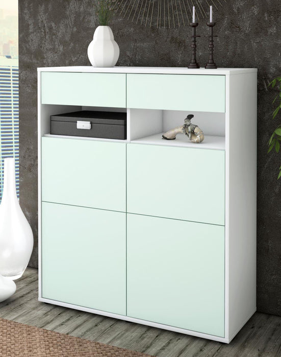 Highboard Juliana, Mint Seite (92x108x35cm) - Dekati GmbH