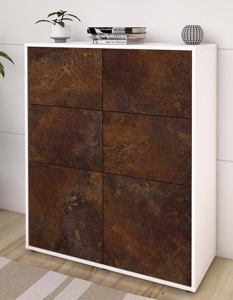 Highboard Julietta, Rost Seite (92x108x35cm) - Dekati GmbH