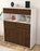 Highboard Karolin, Walnuss Seite (92x108x35cm) - Dekati GmbH