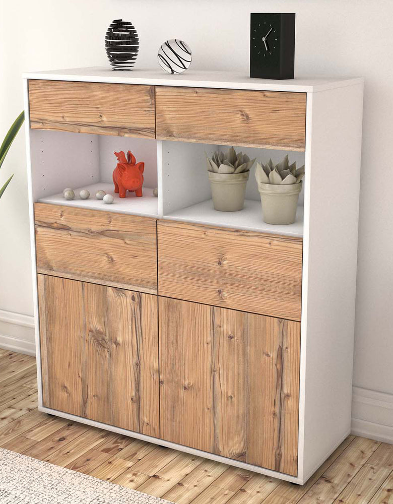 Highboard Karolin, Pinie Seite (92x108x35cm) - Dekati GmbH