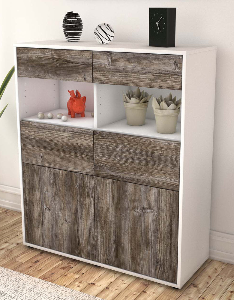 Highboard Karolin, Treibholz Seite (92x108x35cm) - Dekati GmbH