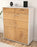 Highboard Katia, Eiche Seite (92x108x35cm) - Dekati GmbH