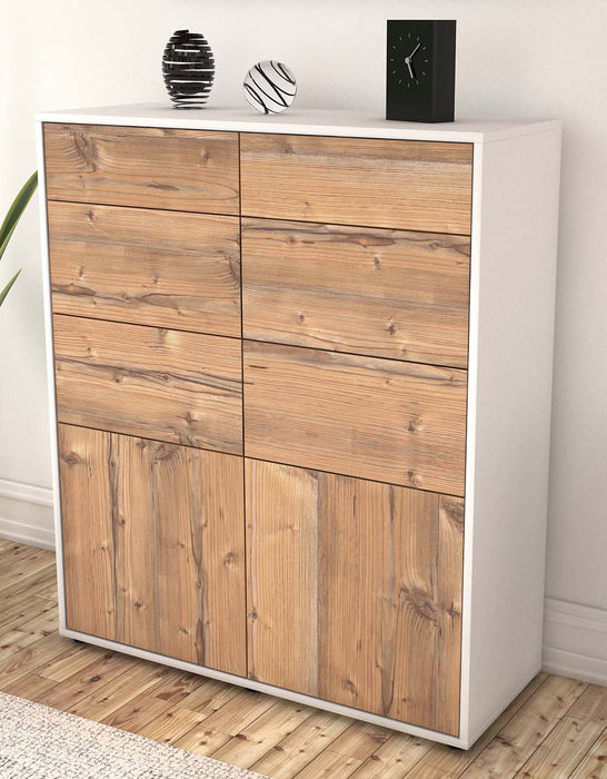 Highboard Katia, Pinie Seite (92x108x35cm) - Dekati GmbH