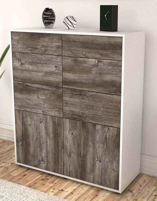 Highboard Katia, Treibholz Seite (92x108x35cm) - Dekati GmbH