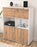 Highboard Katyna, Pinie Seite (92x108x35cm) - Dekati GmbH