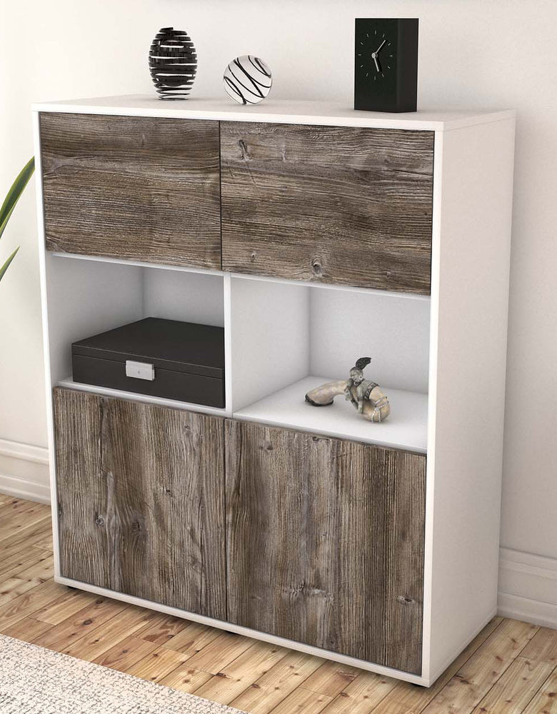 Highboard Katyna, Treibholz Seite (92x108x35cm) - Dekati GmbH