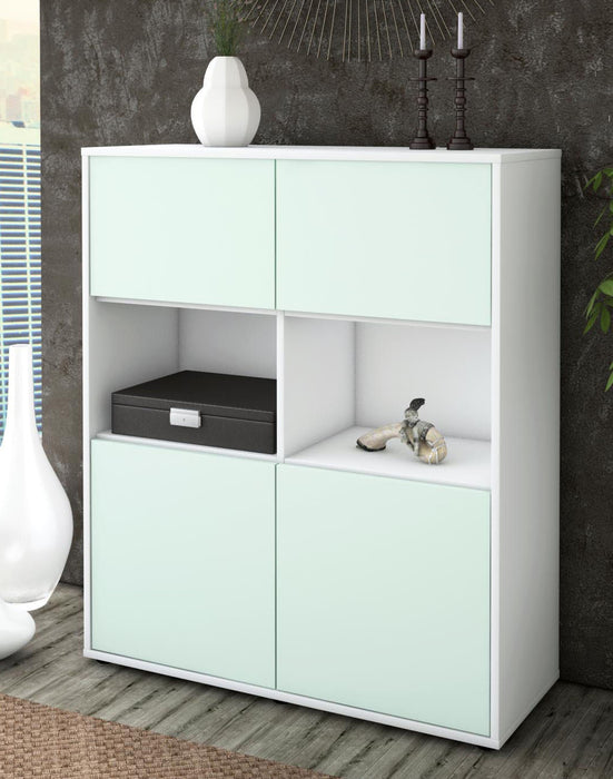 Highboard Katyna, Mint Seite (92x108x35cm) - Dekati GmbH