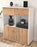 Highboard Ketty, Pinie Seite (92x108x35cm) - Dekati GmbH