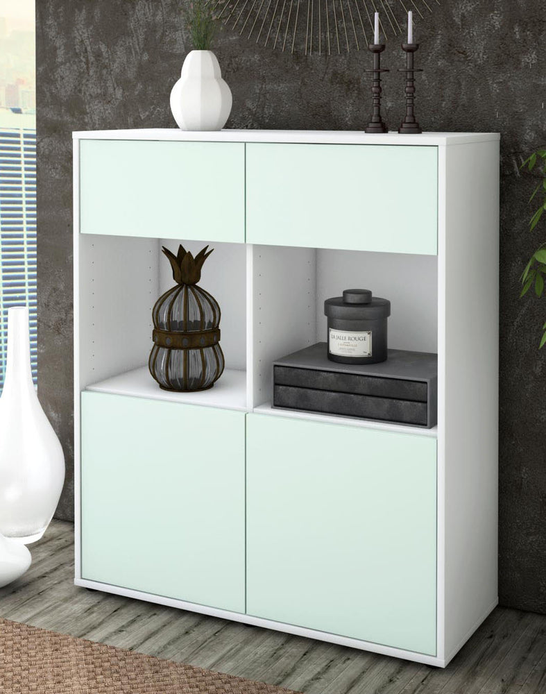 Highboard Ketty, Mint Seite (92x108x35cm) - Dekati GmbH