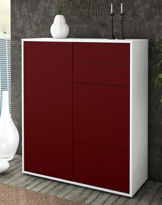 Highboard Kiara, Bordeaux Seite (92x108x35cm) - Dekati GmbH