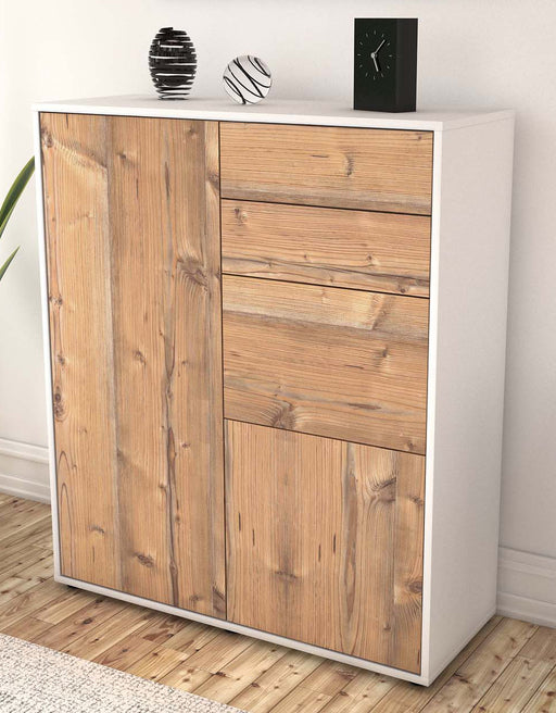 Highboard Kira, Pinie Seite (92x108x35cm) - Dekati GmbH