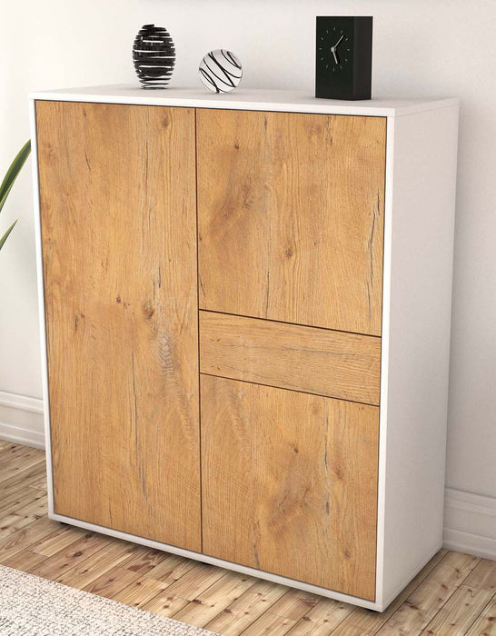 Highboard Lana, Eiche Seite (92x108x35cm) - Dekati GmbH