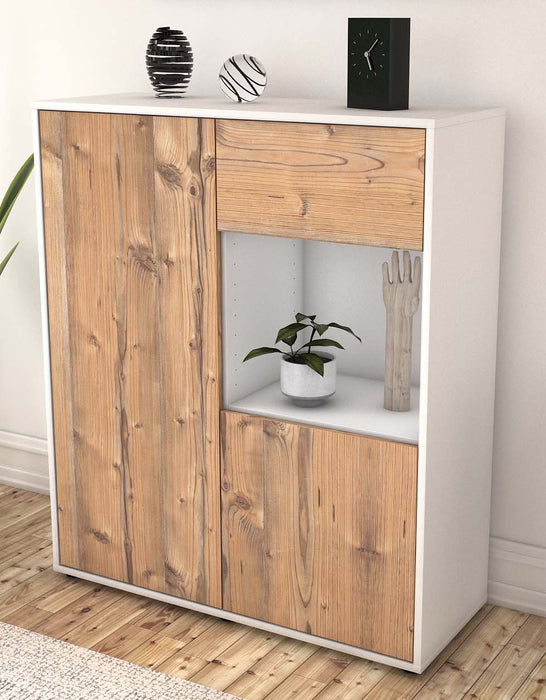 Highboard Larina, Pinie Seite (92x108x35cm) - Dekati GmbH