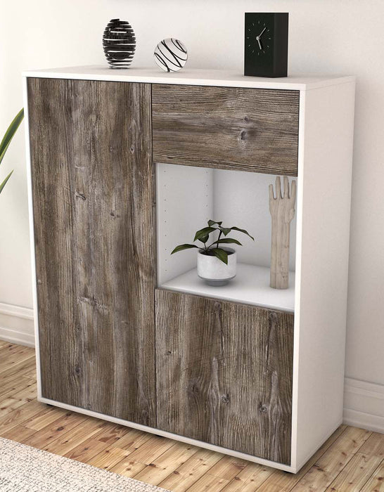 Highboard Larina, Treibholz Seite (92x108x35cm) - Dekati GmbH