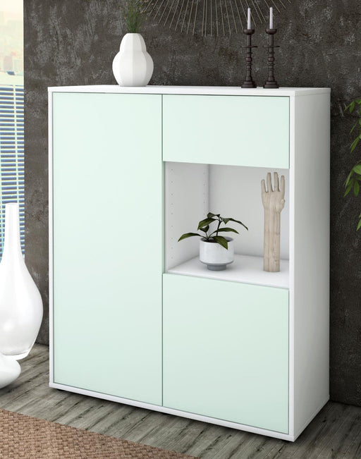 Highboard Larina, Mint Seite (92x108x35cm) - Dekati GmbH