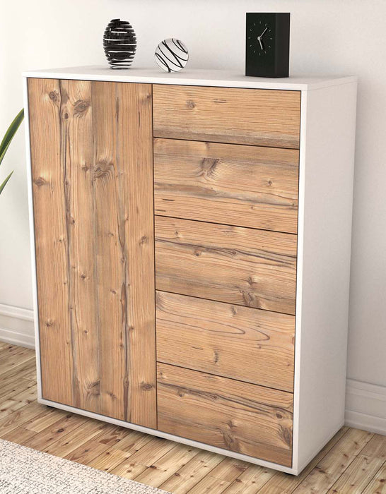 Highboard Laura, Pinie Seite (92x108x35cm) - Dekati GmbH