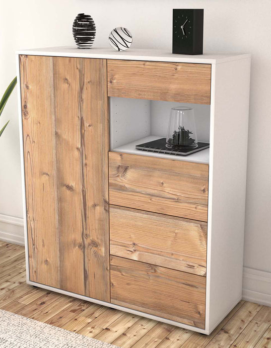 Highboard Lavinia, Pinie Seite (92x108x35cm) - Dekati GmbH