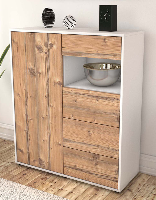 Highboard Lea, Pinie Seite (92x108x35cm) - Dekati GmbH