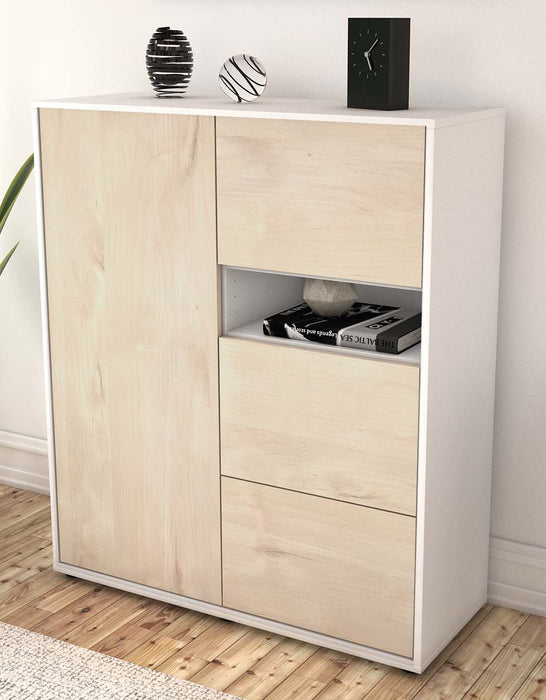 Highboard Leana, Zeder Seite (92x108x35cm) - Dekati GmbH