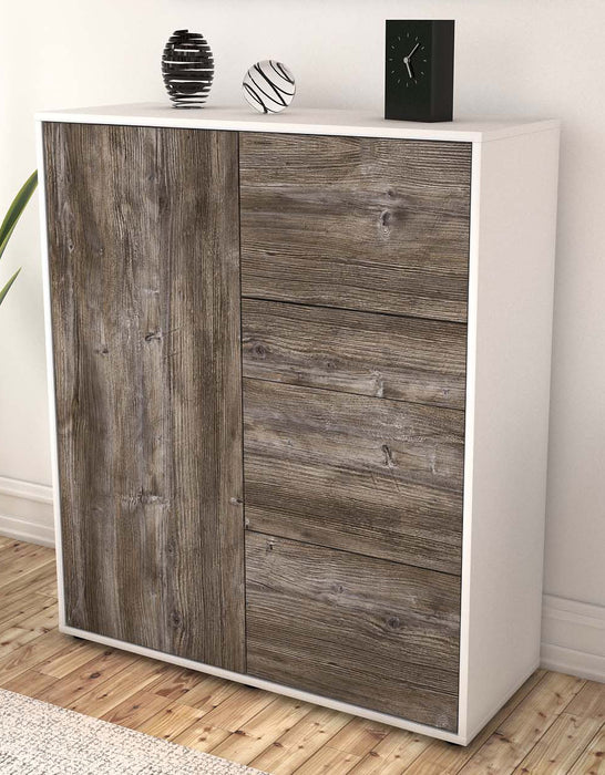 Highboard Leandra, Treibholz Seite (92x108x35cm) - Dekati GmbH