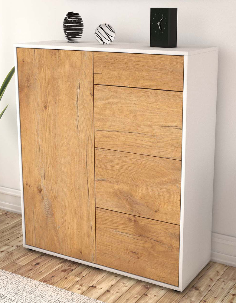 Highboard Lelia, Eiche Seite (92x108x35cm) - Dekati GmbH