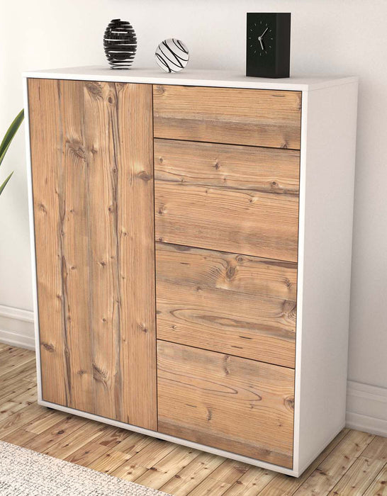 Highboard Lelia, Pinie Seite (92x108x35cm) - Dekati GmbH