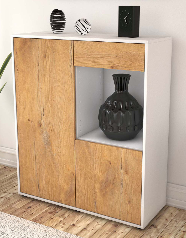 Highboard Lena, Eiche Seite (92x108x35cm) - Dekati GmbH