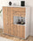 Highboard Leona, Pinie Seite (92x108x35cm) - Dekati GmbH